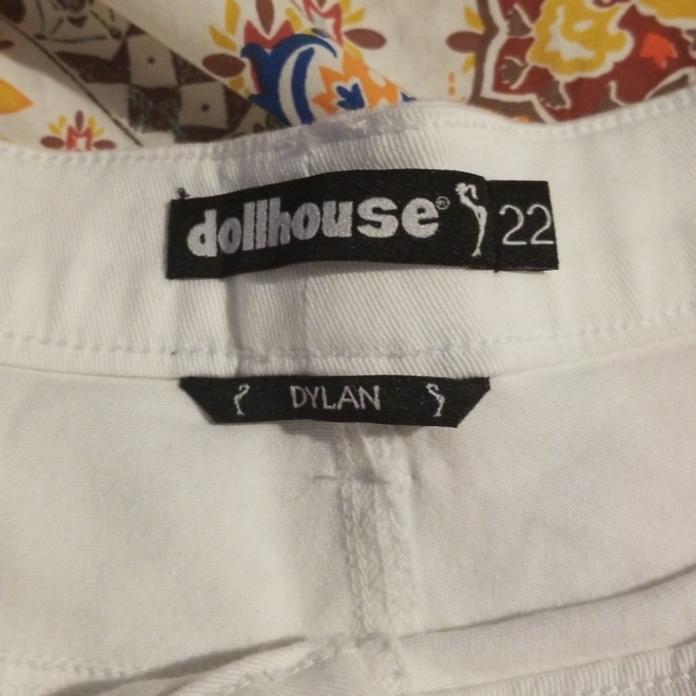 White Denim Shorts - Picture 2 of 3